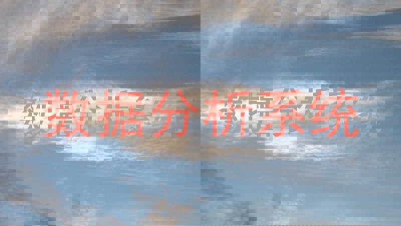 数据分析系统