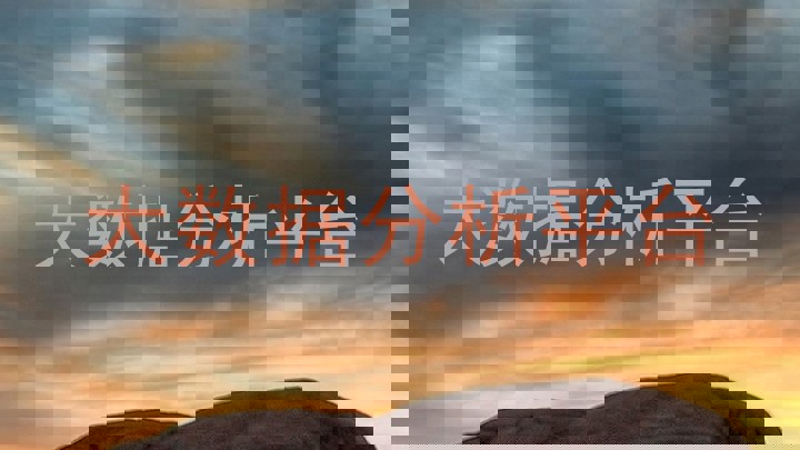 大数据分析平台