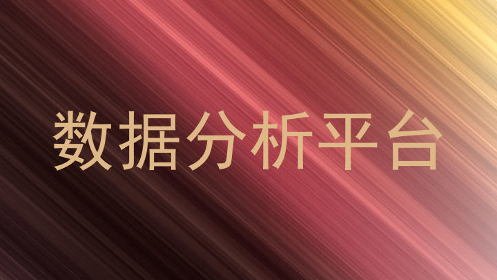 数据分析平台