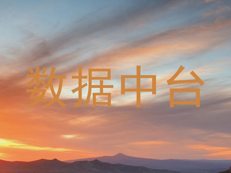 数据中台