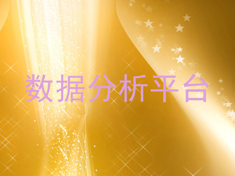 数据分析平台