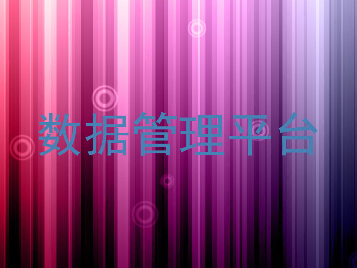 数据管理平台