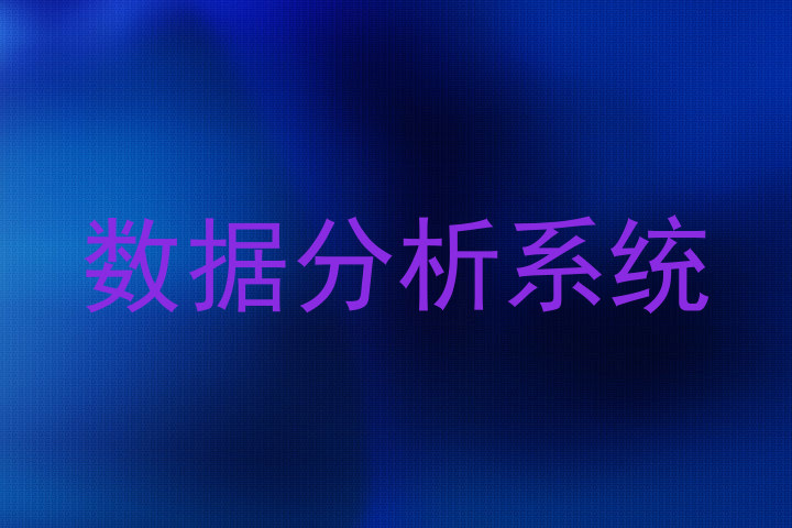 数据分析系统
