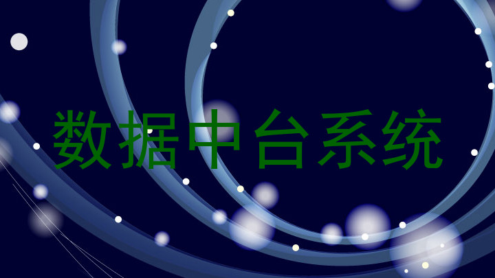数据中台系统