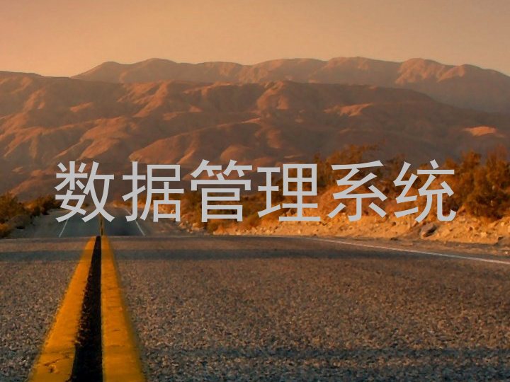 数据管理系统