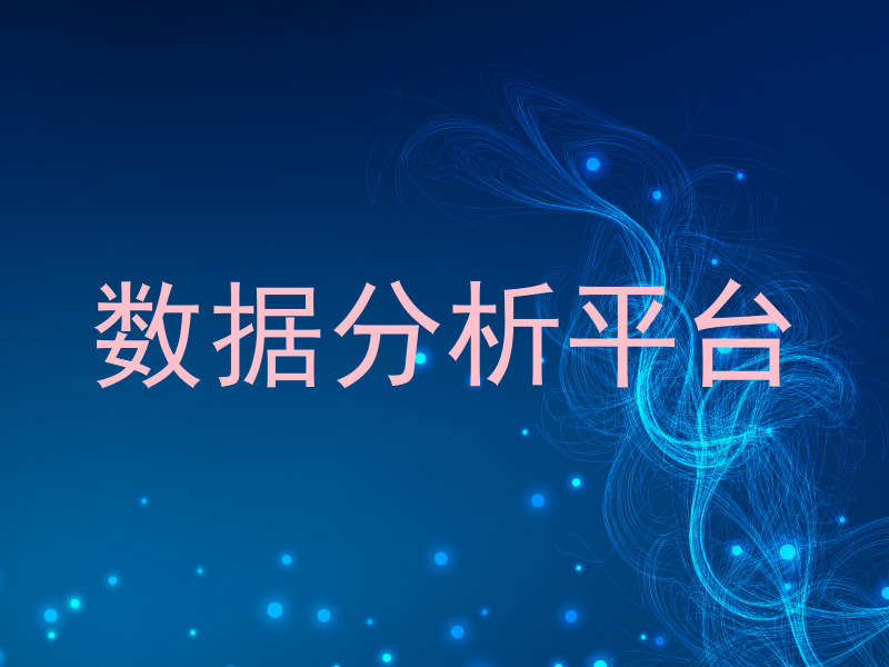 数据分析平台