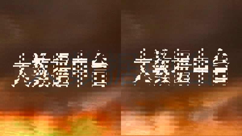 大数据中台