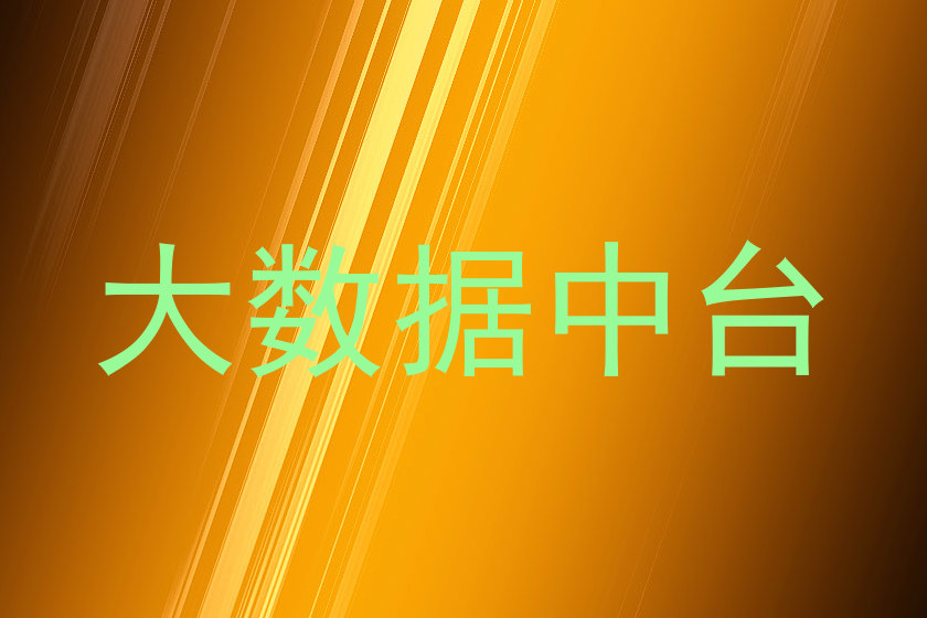 大数据中台