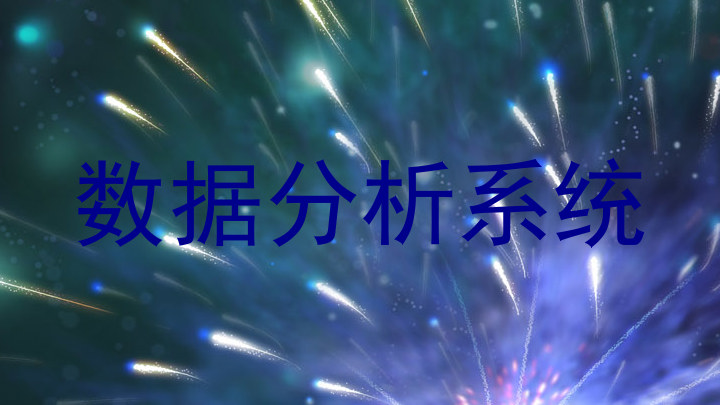 数据分析系统