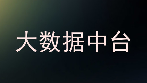 大数据中台