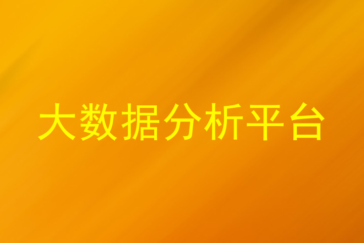 大数据分析平台