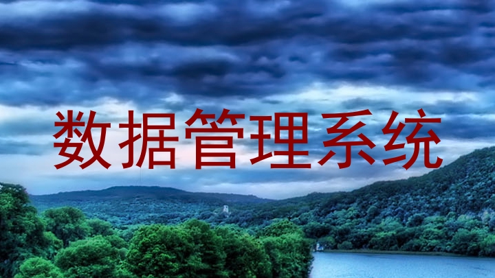 数据管理系统
