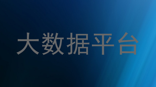 大数据平台
