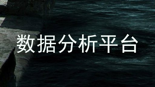 数据分析平台