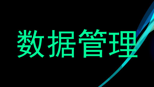 数据管理