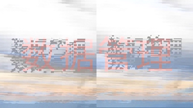 数据管理