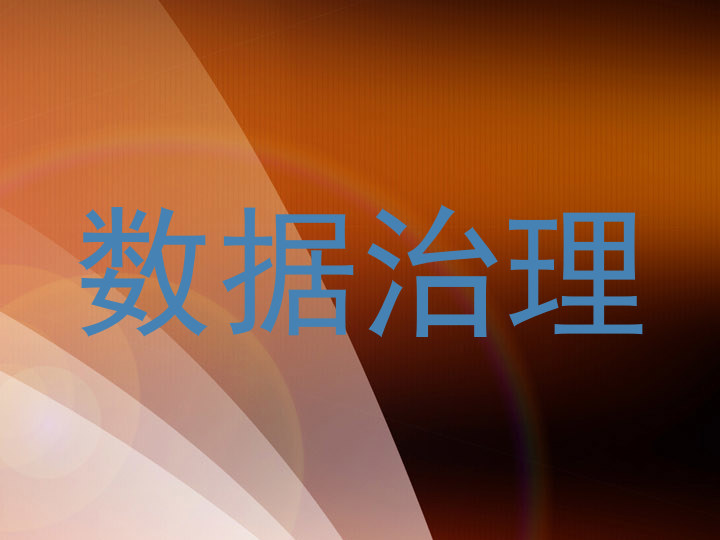 数据治理