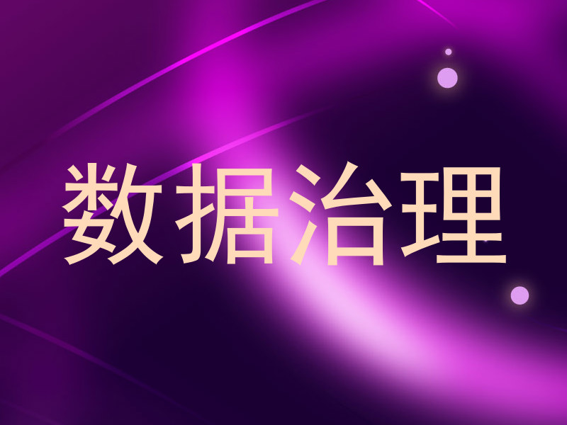 数据治理