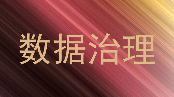 数据治理