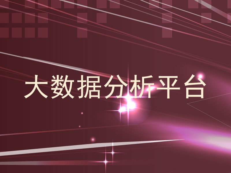 大数据分析平台