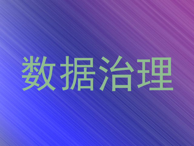数据治理