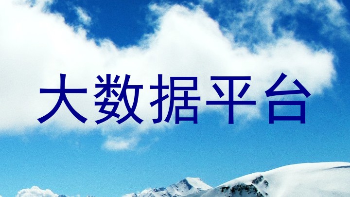 大数据平台