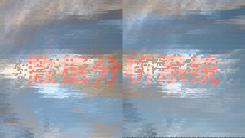 数据分析系统