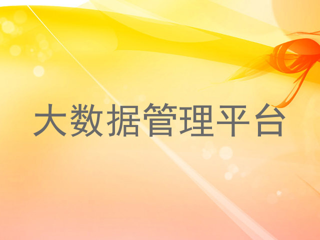 大数据管理平台