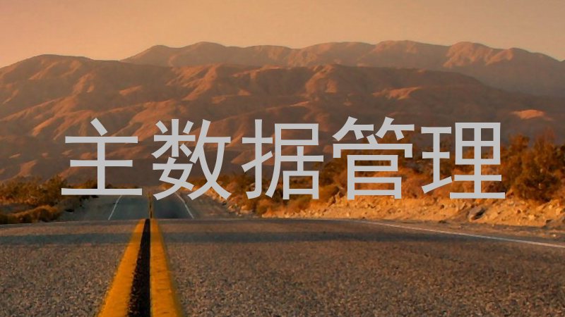 主数据管理
