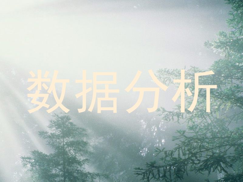 数据分析