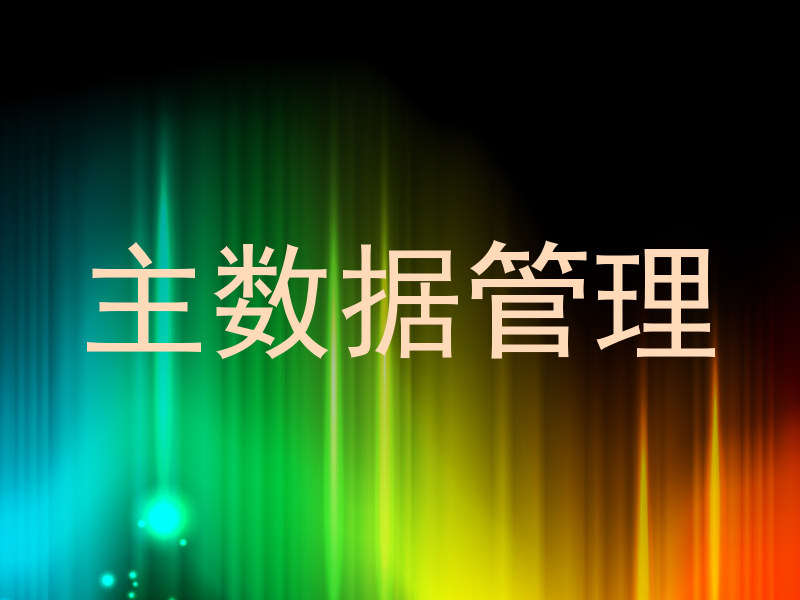 主数据管理