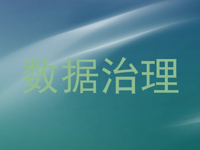 数据治理