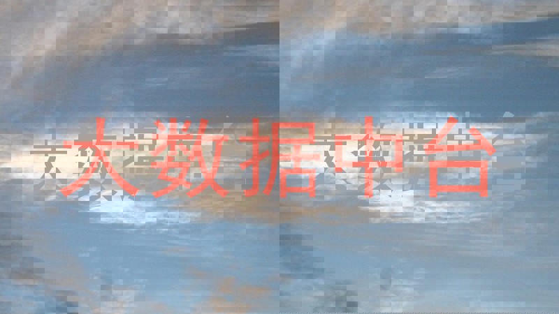 大数据中台