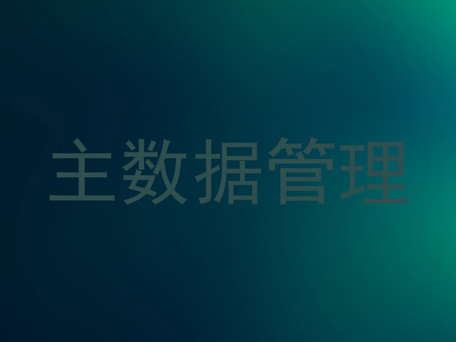 主数据管理