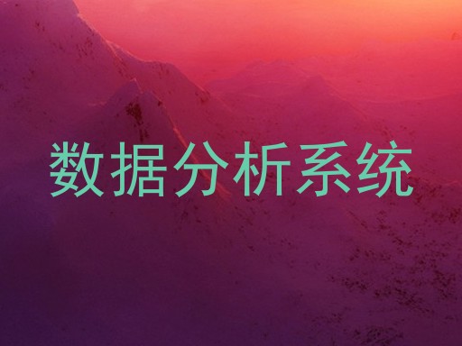 数据分析系统