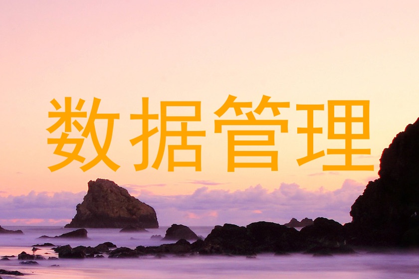 数据管理