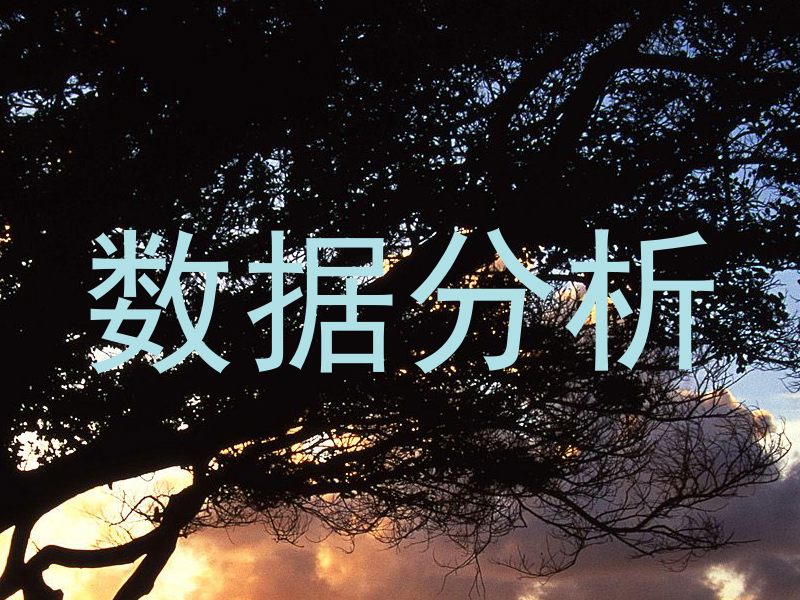 数据分析