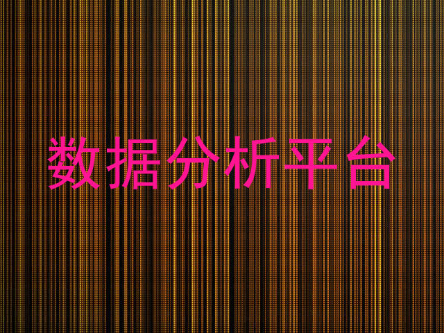 数据分析平台
