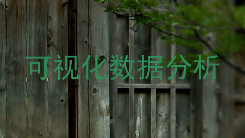 可视化数据分析