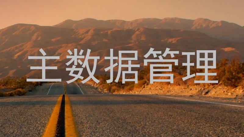 主数据管理