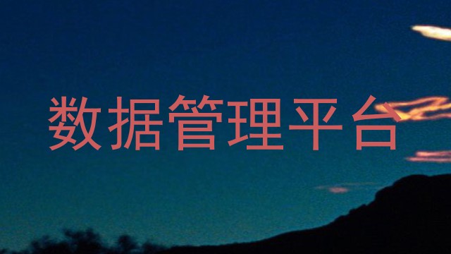 数据管理平台