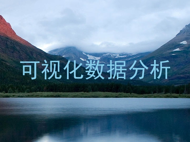 可视化数据分析