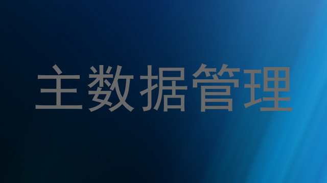 主数据管理