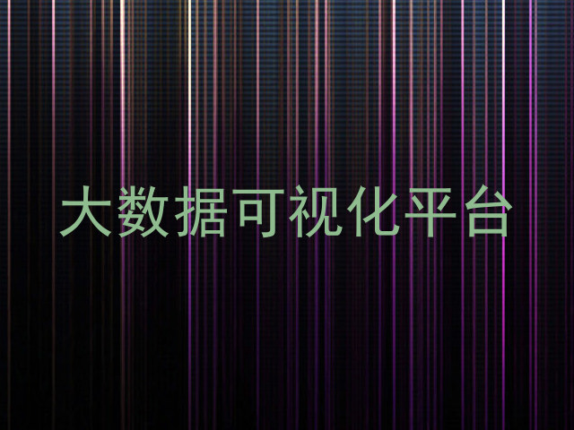 大数据可视化平台
