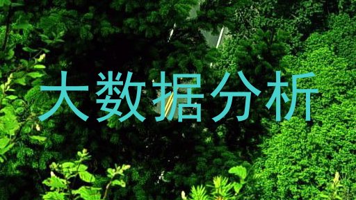大数据分析