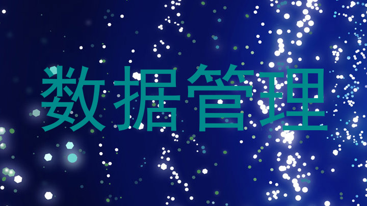 数据管理