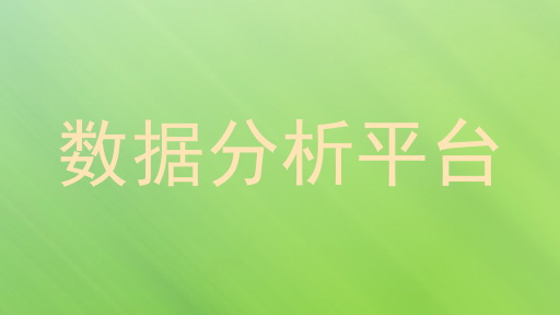 数据分析平台