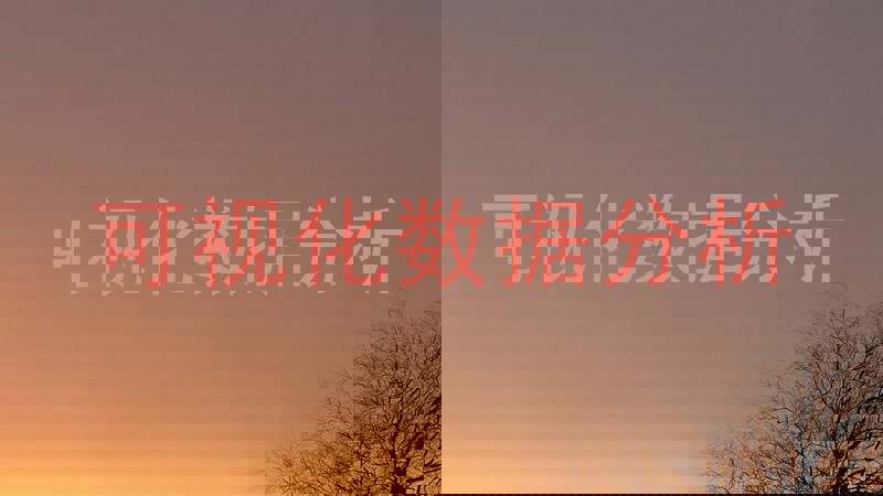 可视化数据分析