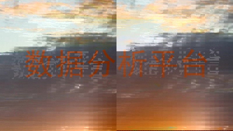 数据分析平台