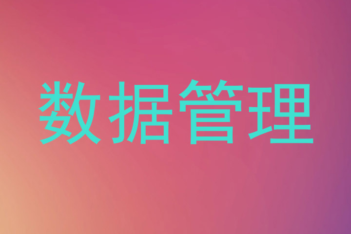 数据管理